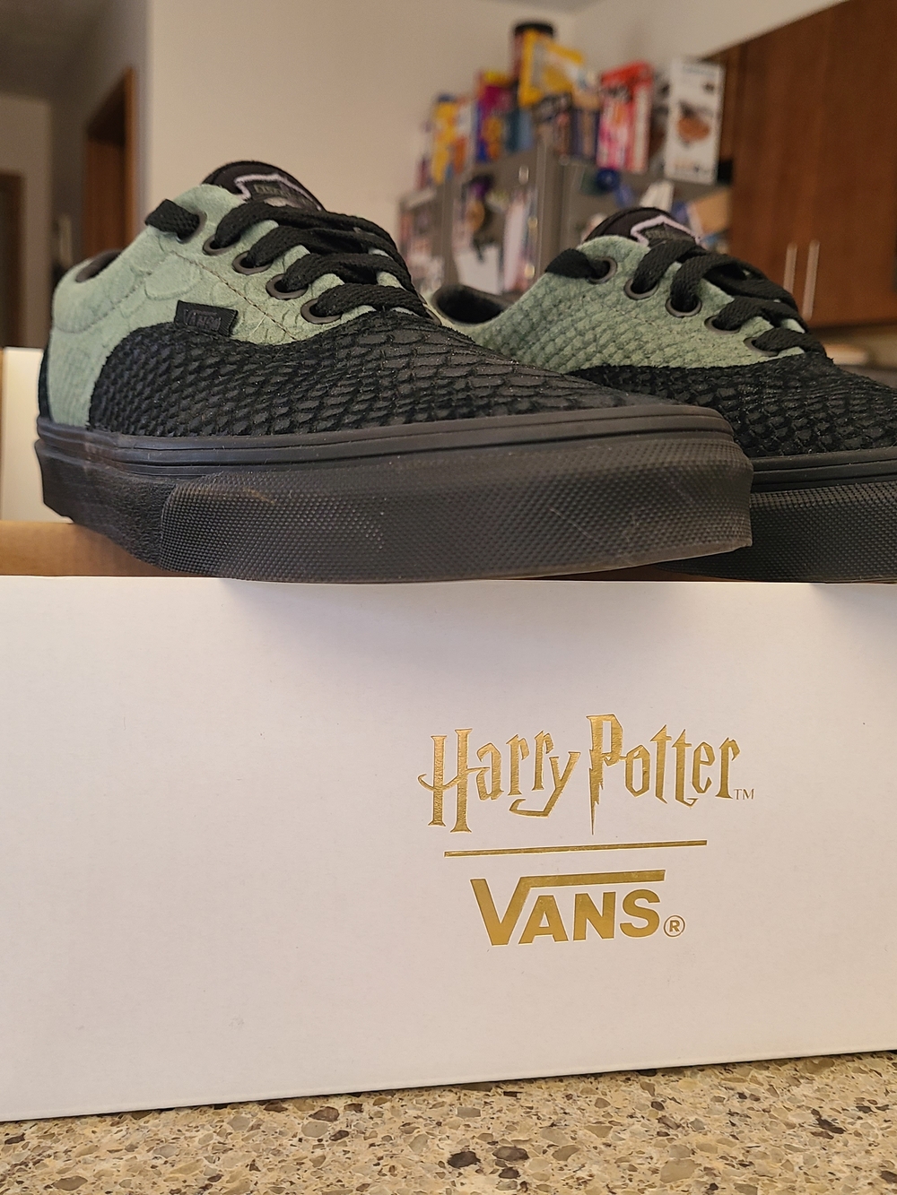 Vans Harry Potter Slytherin Sneakers Men's 9 Women's 10.5